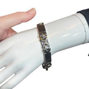 Industrial Stainless Steel Box Link Bracelet | Heavy & Durable | Unisex | 8”